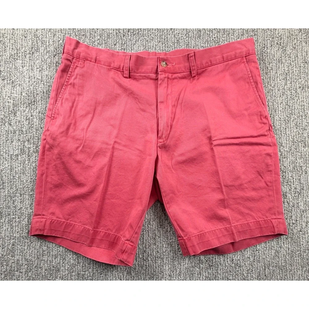 Polo Ralph Lauren Chino Shorts Men 38 Light Red Classic Fit 9